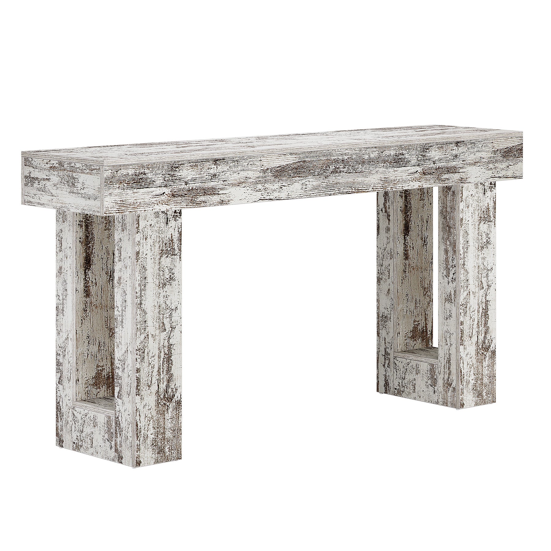 63-Inch Console Table, Farmhouse Wooden Sofa Table Entryway Table