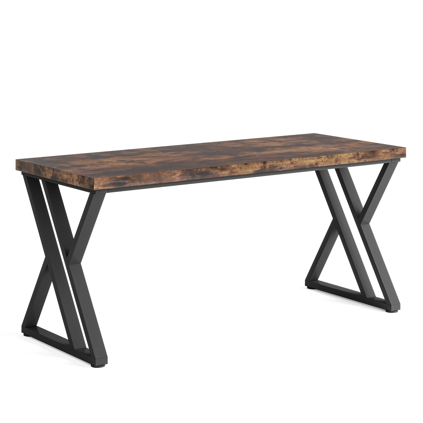 55" Computer Desk, Simple Home Office Desk Writing Table