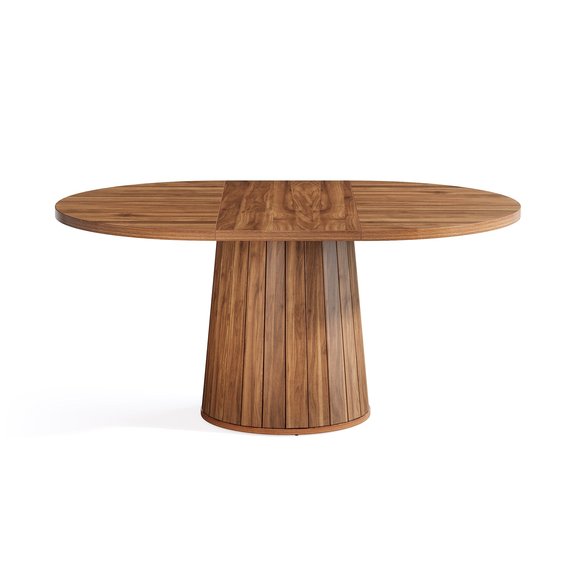 55" Oval Meeting Table, Wood Conference Table For 6 People Tribesigns