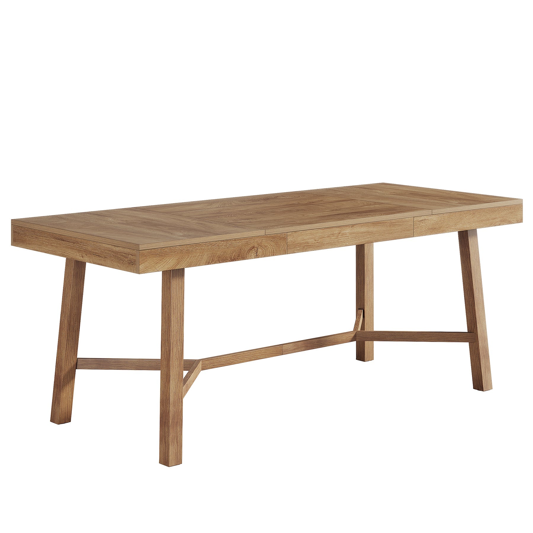 71" Executive Desk, Farmhouse Office Computer Desk with Sturdy Leg