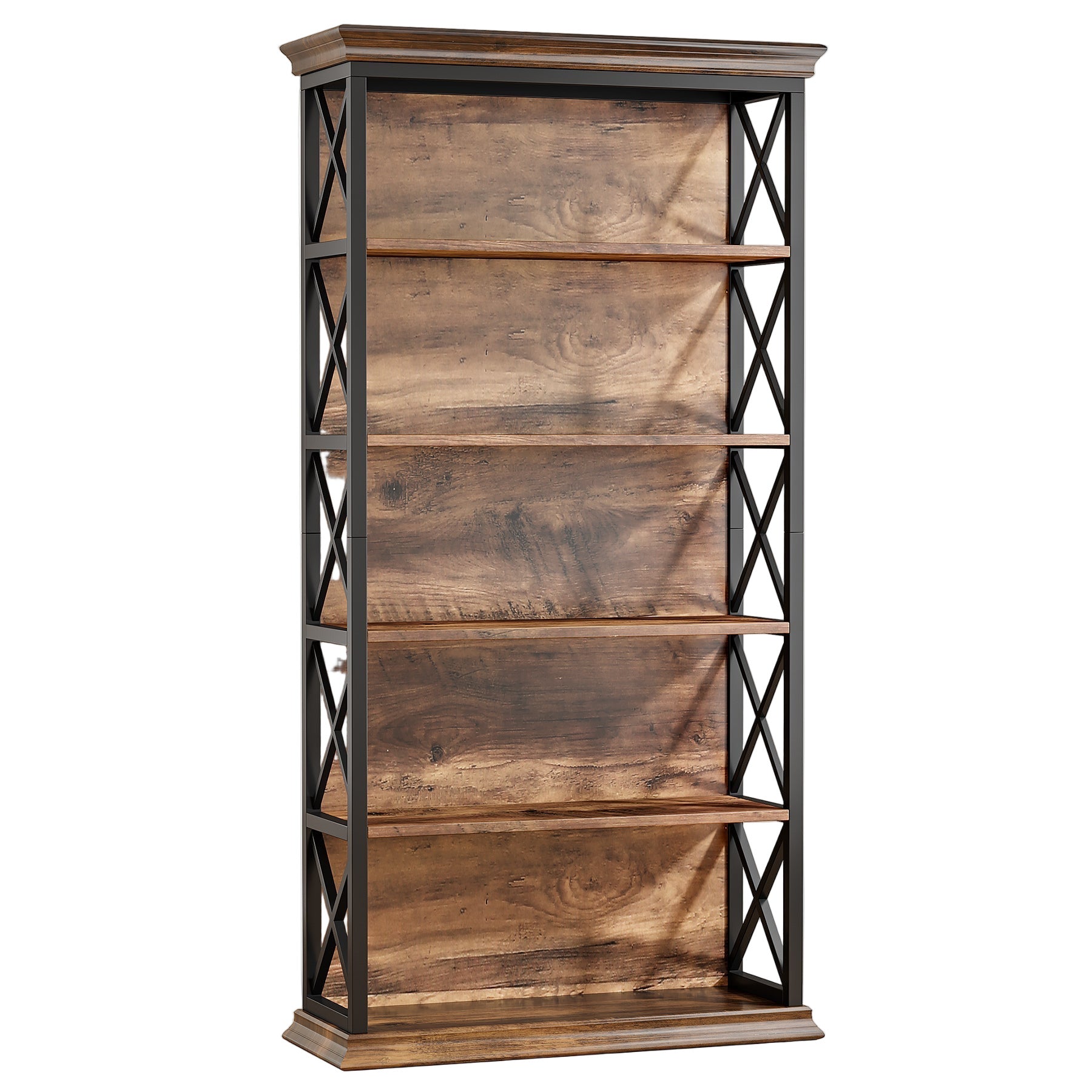 6-Tier Bookshelf, 70.87" Etagere Bookcase for Home Office Tribesigns