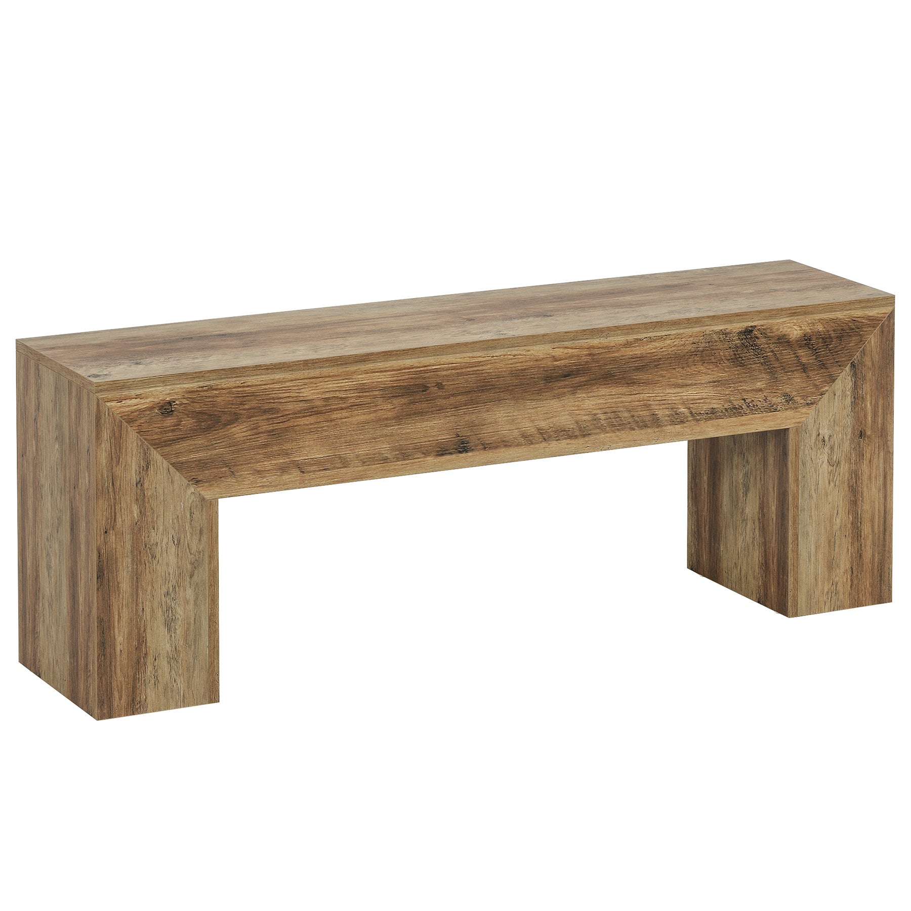 47" Entryway Bench, Farmhouse Dining Bench End of Bed Bench