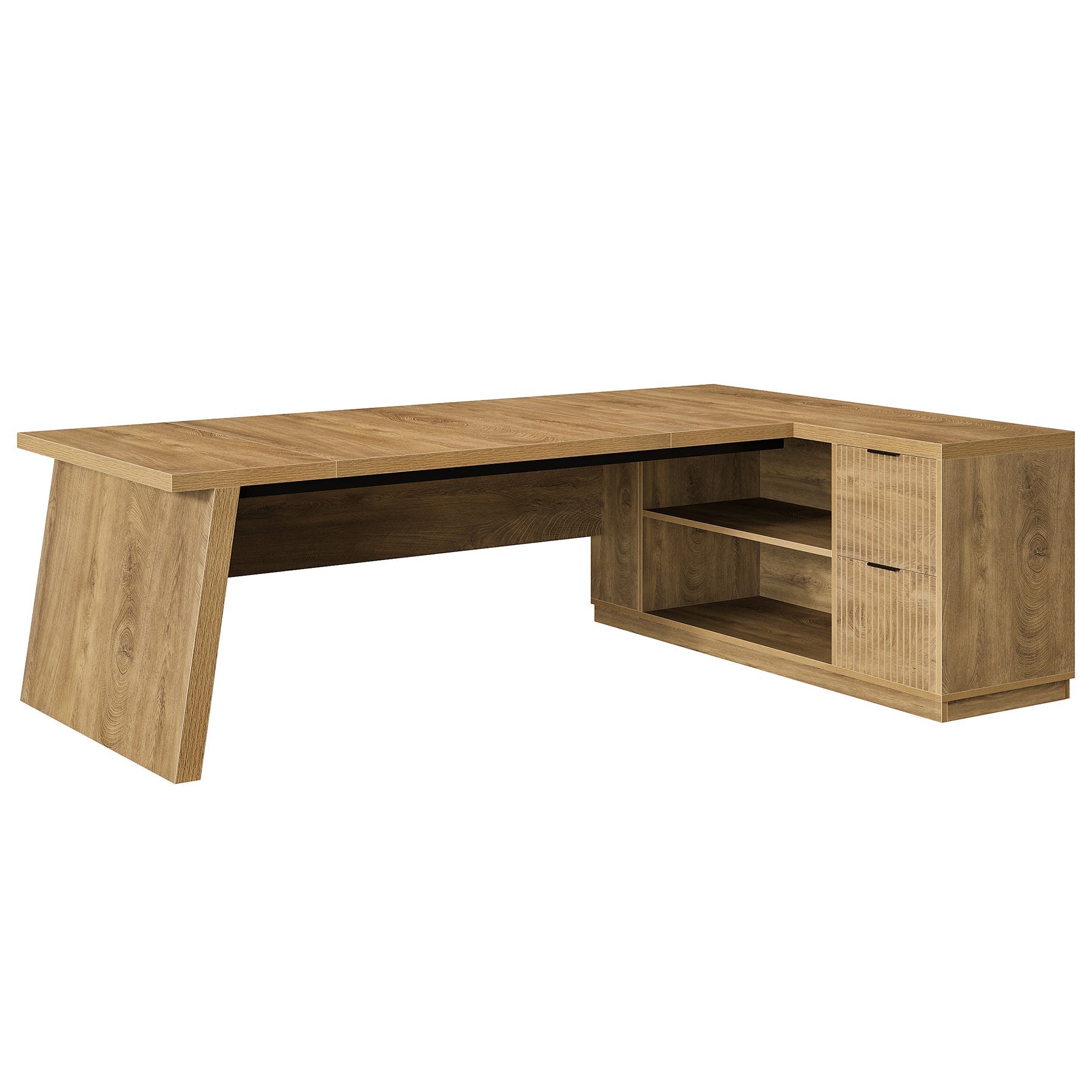 78" L Shaped Executive Desk, Corner Computer Desk Home Office Desk Tribesigns