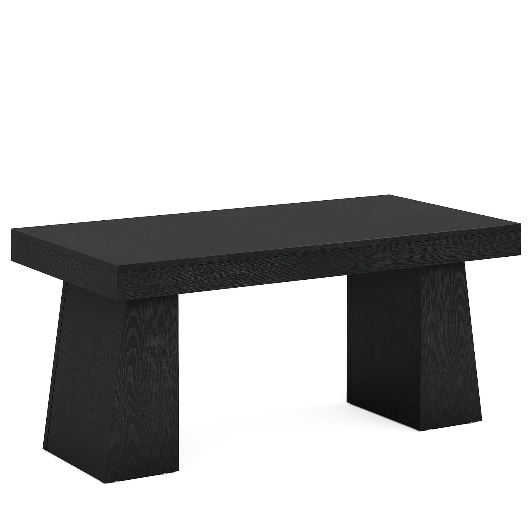 55" Dining Table for 4-6, Rectangular Kitchen Table with Sturdy Legs