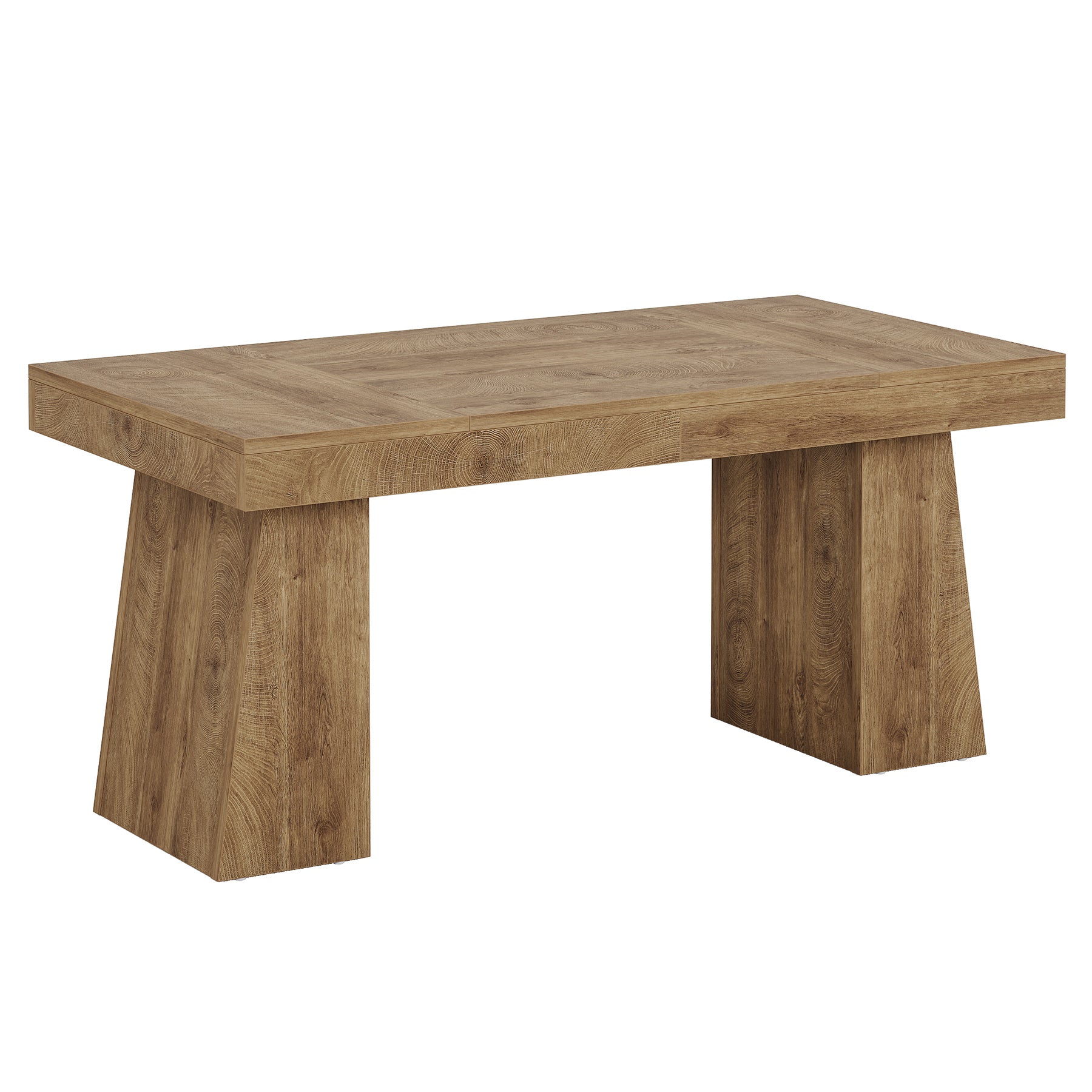 55" Dining Table for 4-6, Rectangular Kitchen Table with Sturdy Legs