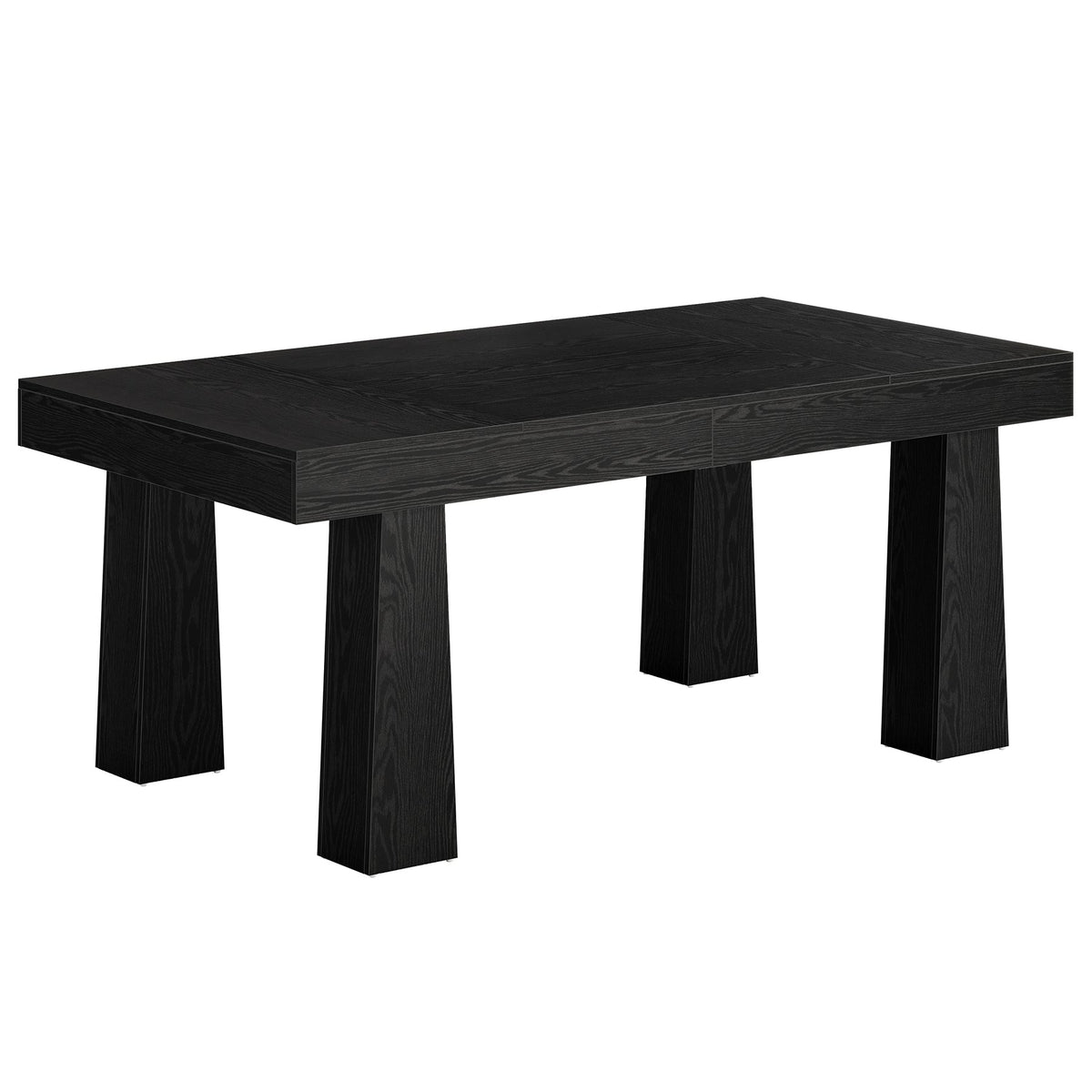 Modern Kitchen Table, 63" Dining Table Dinner Table for 4 - 6 Tribesigns
