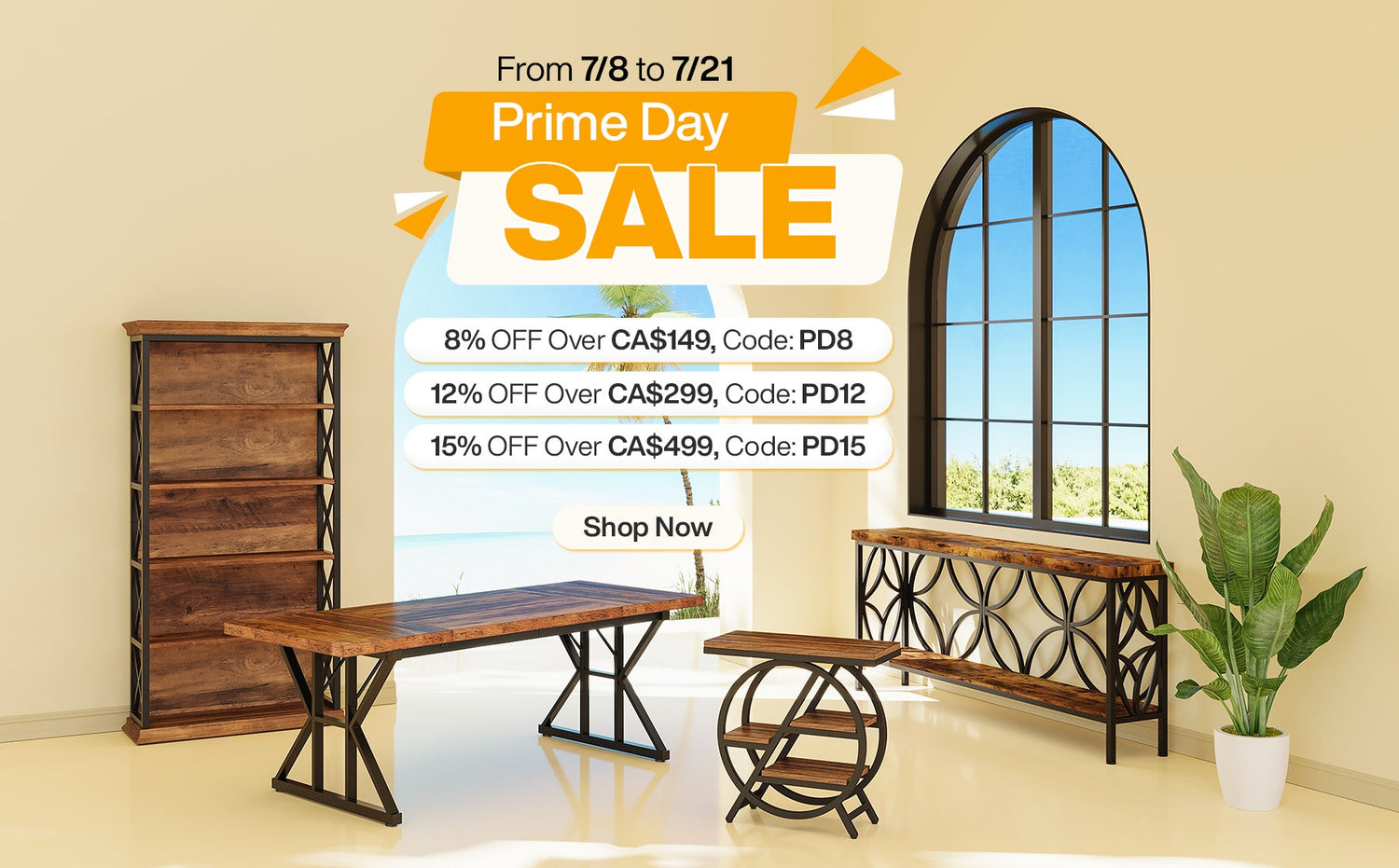 TribesignsCA Prime Day - 15% Off Home Furniture Limited Time