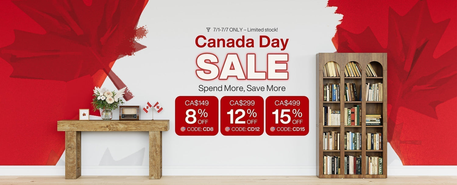 🇨🇦 Canada Day Sale: 15% Off Home Furniture | TribesignsCA