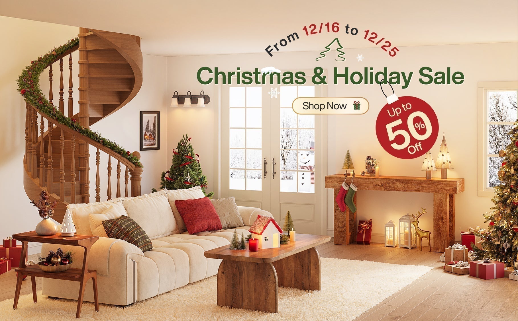🎄 Christmas & Holiday Sale: Transform Your Home Before the New Year