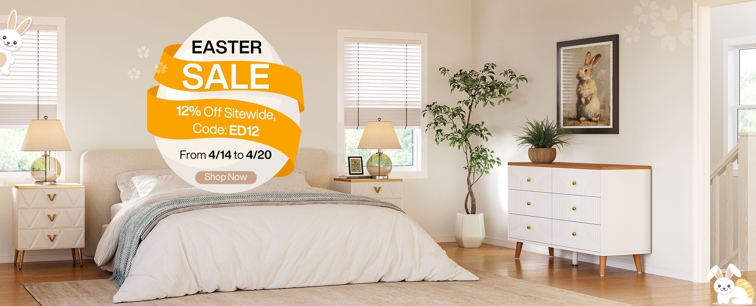 TribesignsCA 2025 Easter Sale: 12% Off All Furniture! Code ED12