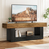 63" TV Stand for TVs Up to 70", Entertainment Center with Open Storage Shelf 3