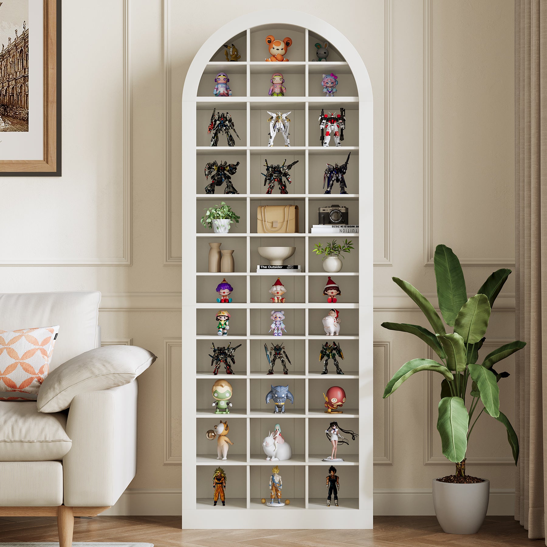 70.9" Shoe Rack, 12-Tier Shoe Storage Cabinet with 36 Cubbies for Entryway