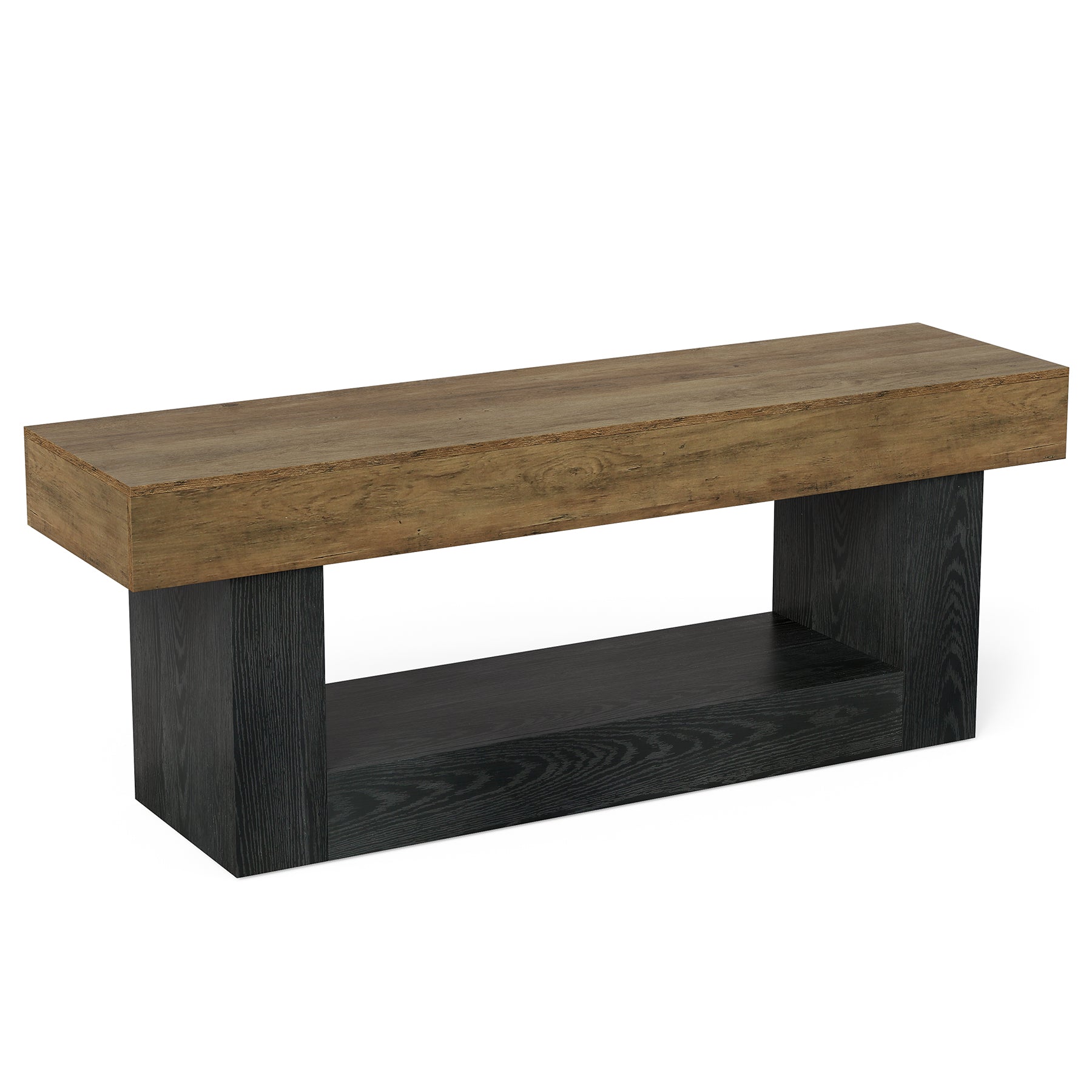 63" TV Stand for TVs Up to 70", Entertainment Center with Open Storage Shelf