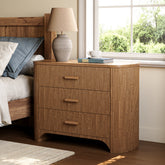 Oversized Nightstand with 3 Drawers, 31.5" Bedside Table for Bedroom 3