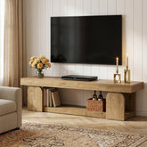 63" TV Stand, TV Media Console with Open Storage Shelf for TVs up to 65" 3