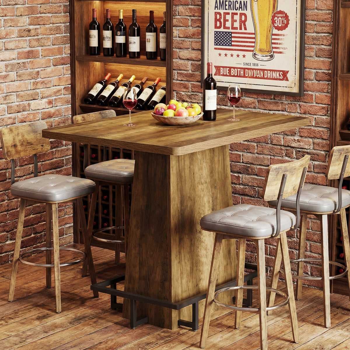 Rustic Pub Table