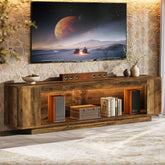 70.9" TV Stand, Entertainment Center with LED Light Strip for 65/70/75/80" TVs 3