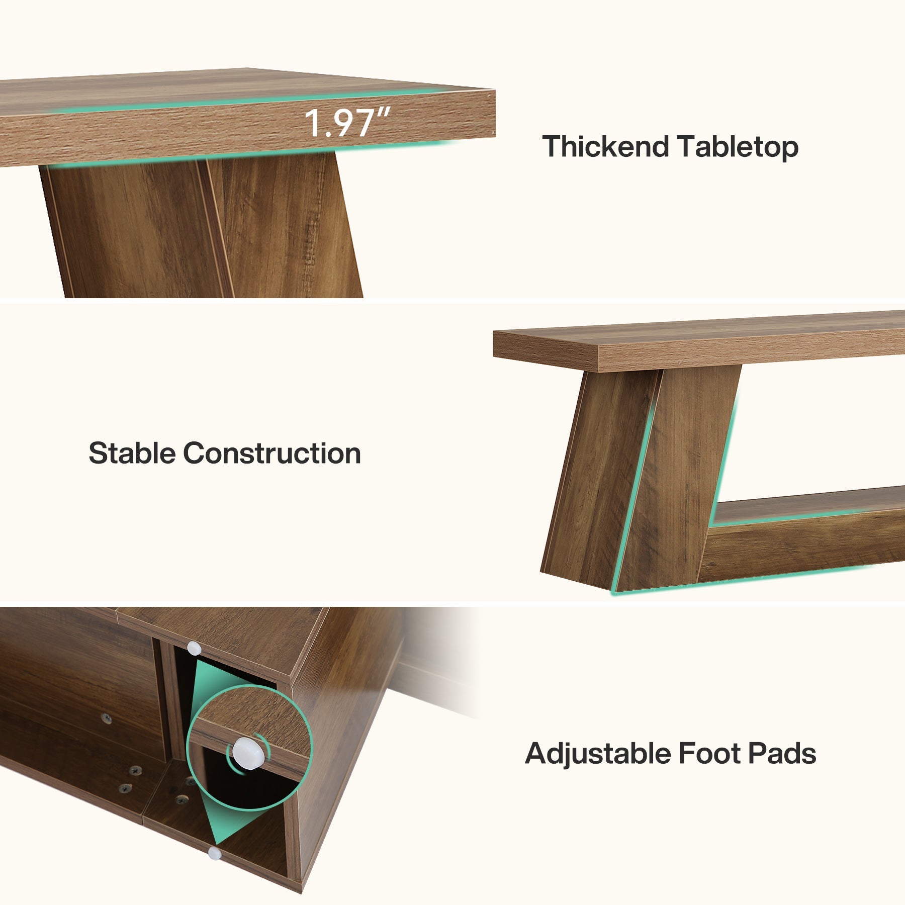 63" TV Stand for  UP to 75" TVs, Media TV Console with Storage Shelves