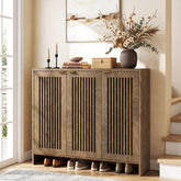 5-Tier Shoe Cabinet with Doors, Shoe Storage for 25-30 Pairs with Adjustable Shelves 3