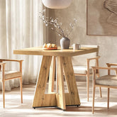 31.5" Dining Table, Square Kitchen Dinner Table for 2 - 4 People Tribesigns 3