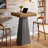 37.4" Bar Table, Square Pub Table Dining Room Table 3
