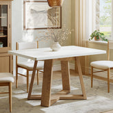 47" Rectangular Dining Table, Modern Kitchen Dinner Table for 4 People 3