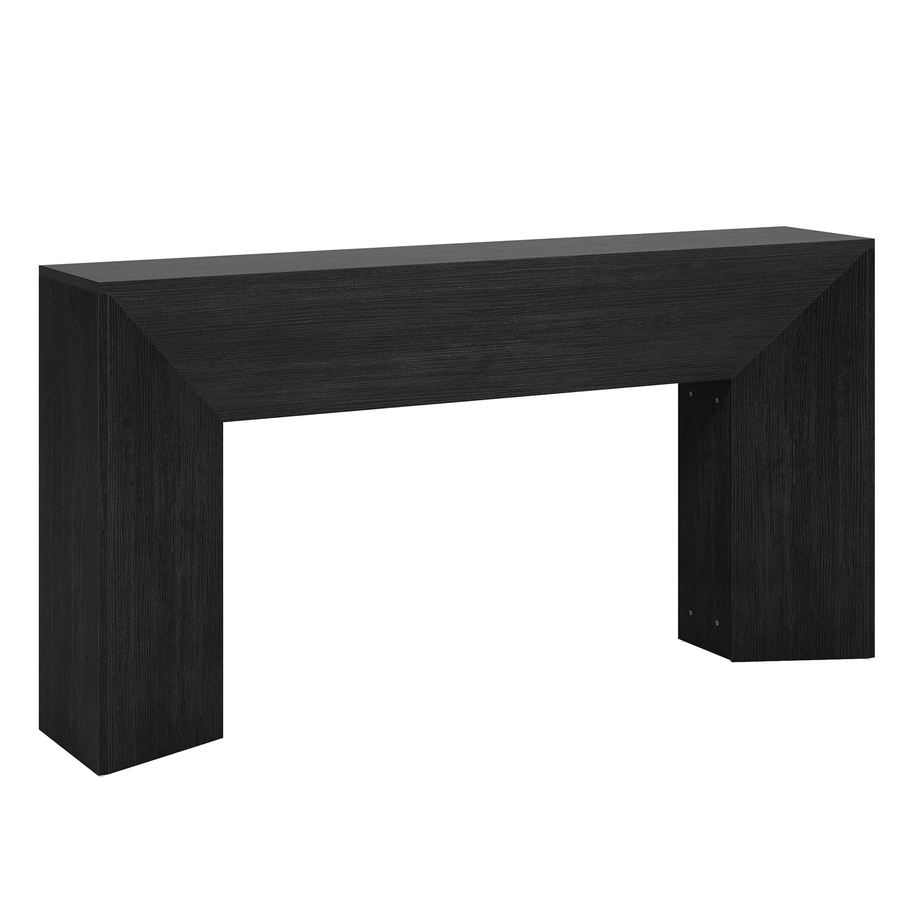 63" Console Table, Wooden Sofa Table Hallway Foyer Table