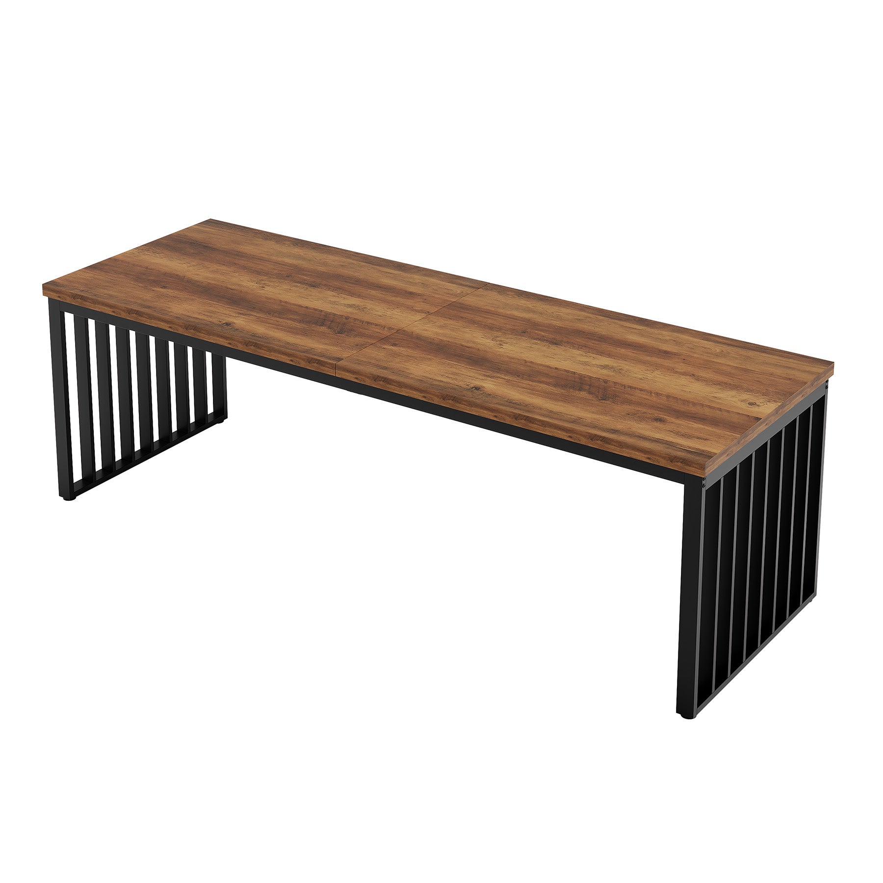 78.74" Two Person Desk, Long Executive Desk Double Computer Desk