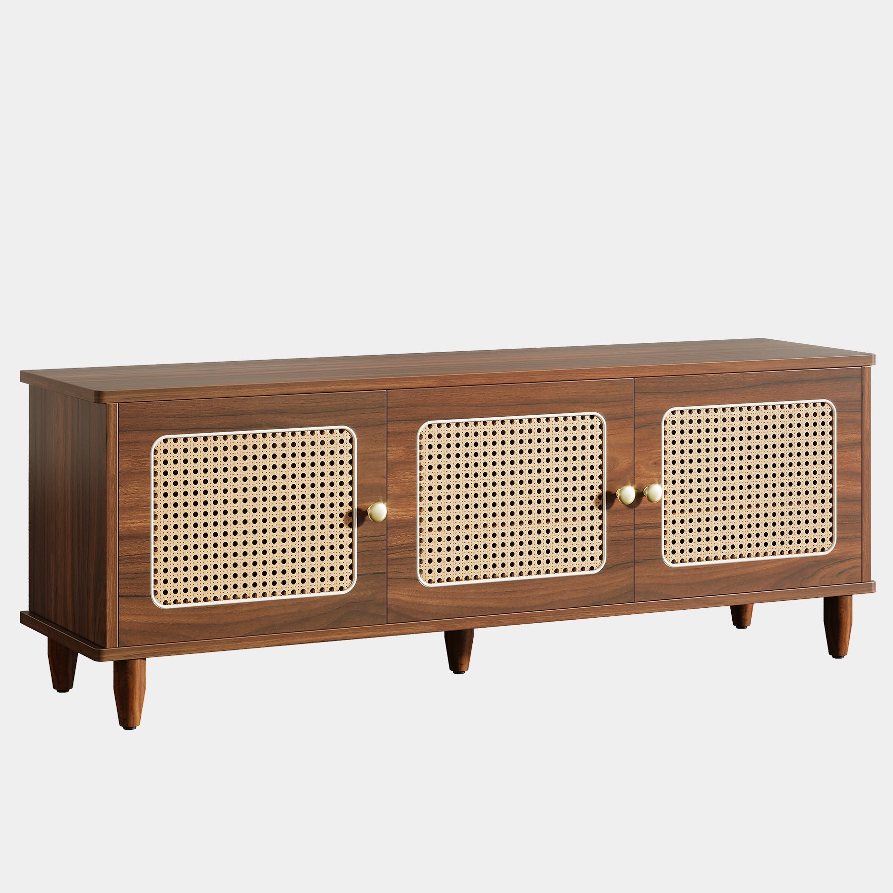 White background image of 55" Storage Bench, 2 - Tier Shoe Bench with Lift Top Storage of Tribesigns.