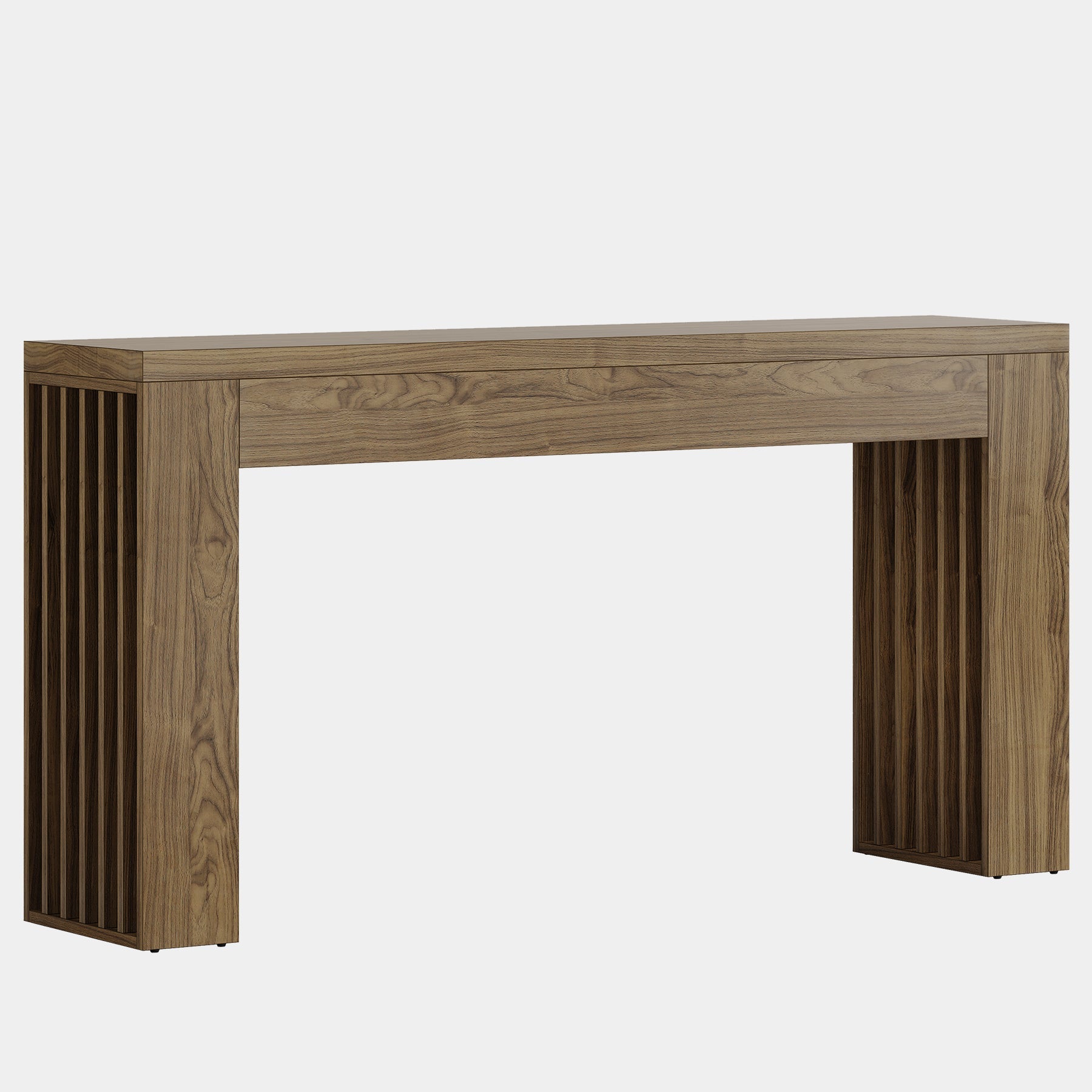 59" Console Table, Wooden Sofa Table Behind The Couch Hallway Table Tribesigns