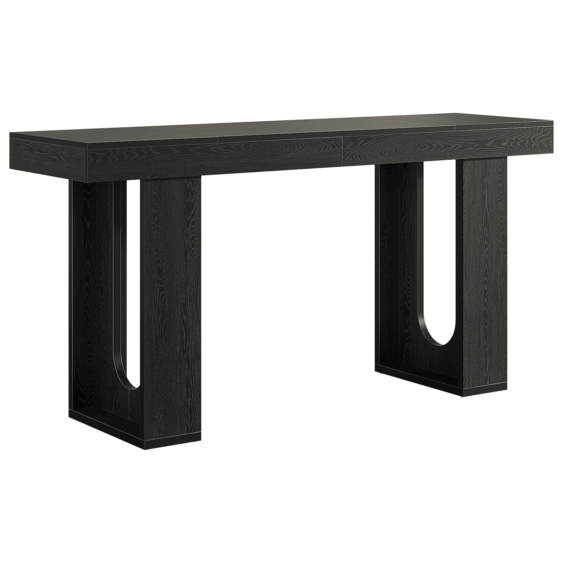70.9" Long Bar Table, Rectangular Counter Height Pub Table Home Coffee Bar Unit