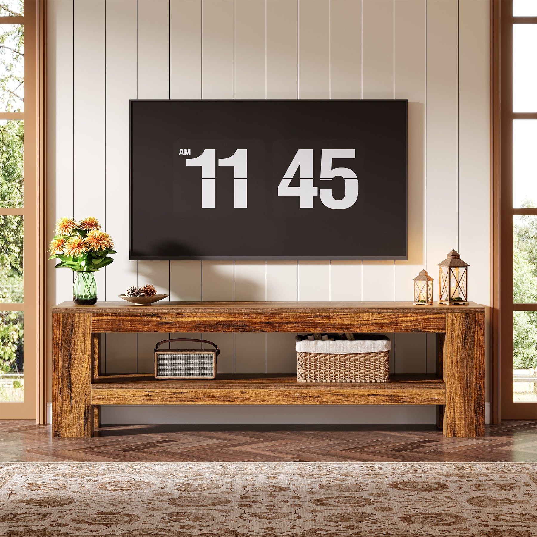 59" TV Stand, Media TV Console Entertainment Center for 55"-75" TVs