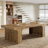 70.87" Executive Desk, Simple Computer Desk Conference Table for 6-8 3