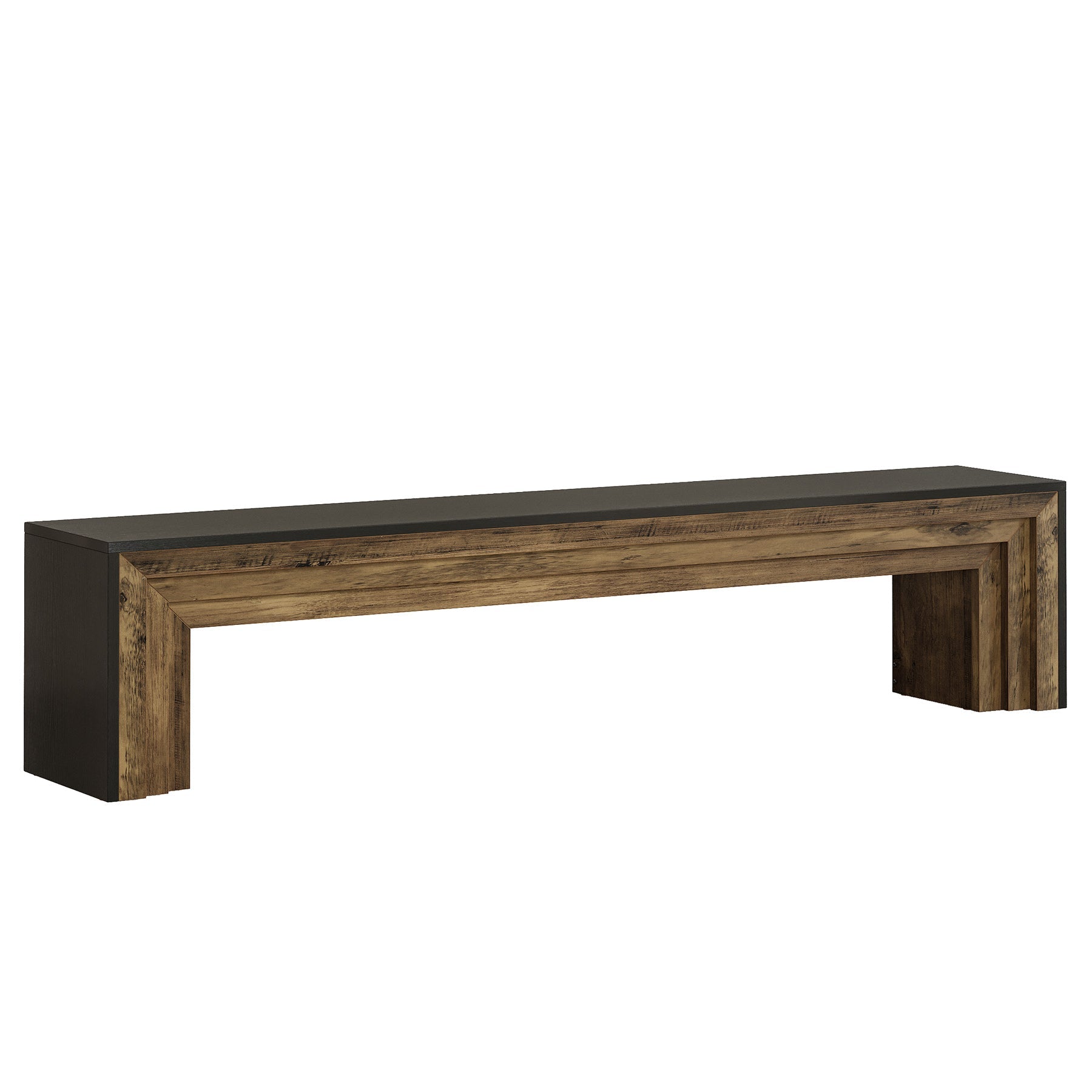 70.9" TV Stand, Wooden Entertainment Center Console for 75-Inch TVs