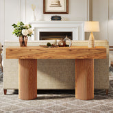63" Console Table, Farmhouse Sofa Table Entryway Table Tribesigns 3
