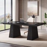 63" Executive Desk, Modern Office Computer Desk Workstations Tribesigns 3