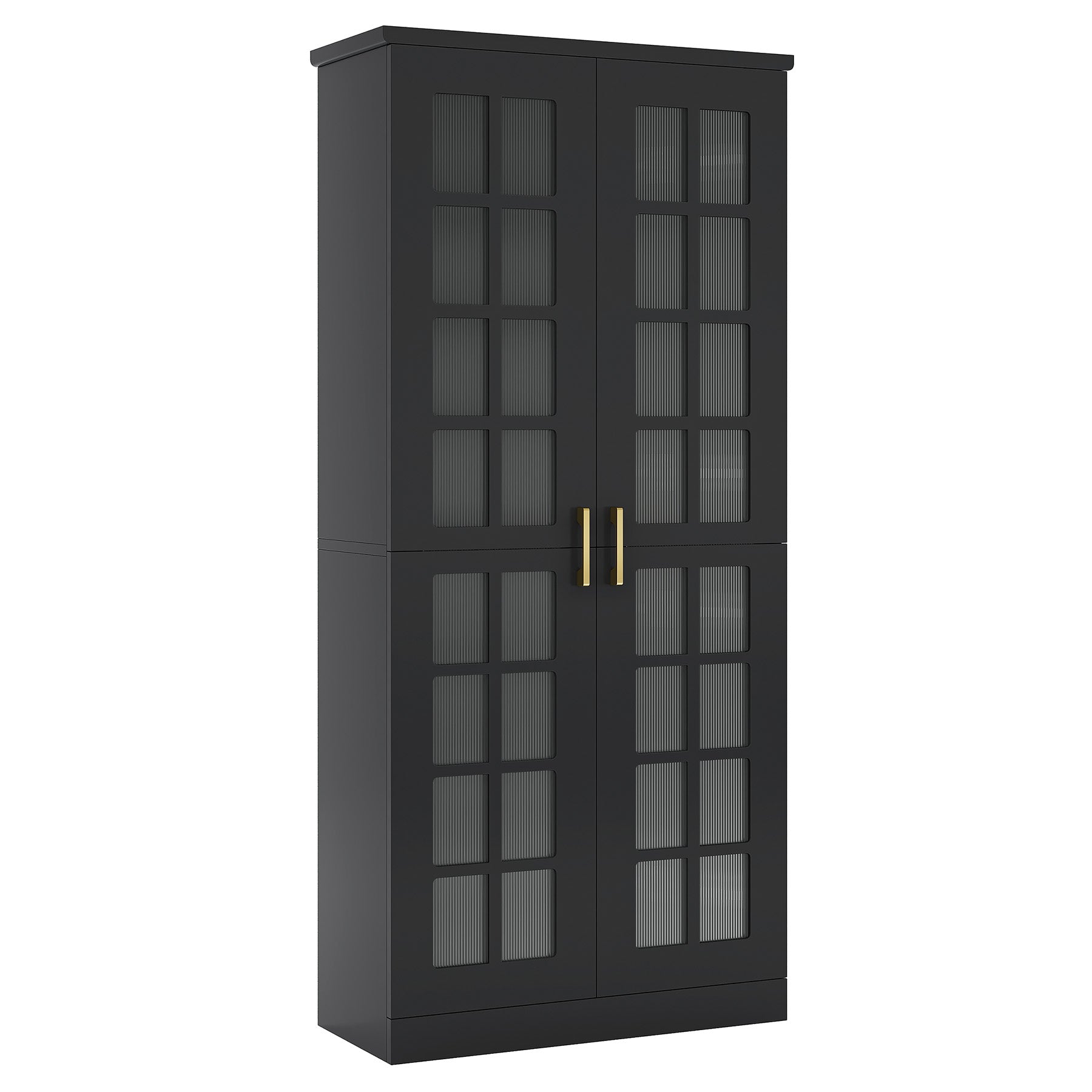 71" Shoe Cabinet, 8-tier Shoe Storage Racks With Adjustable Shelves
