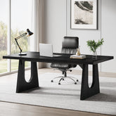 70" Executive Desk, Modern Computer Office Desk Workstation Tribesigns 3