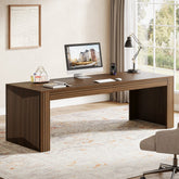 79" Two Person Desk, Computer Desk Double Office Desk Tribesigns 3