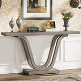 Console Table, 55 Inch Farmhouse Sofa Table Hallway Table Tribesigns 3