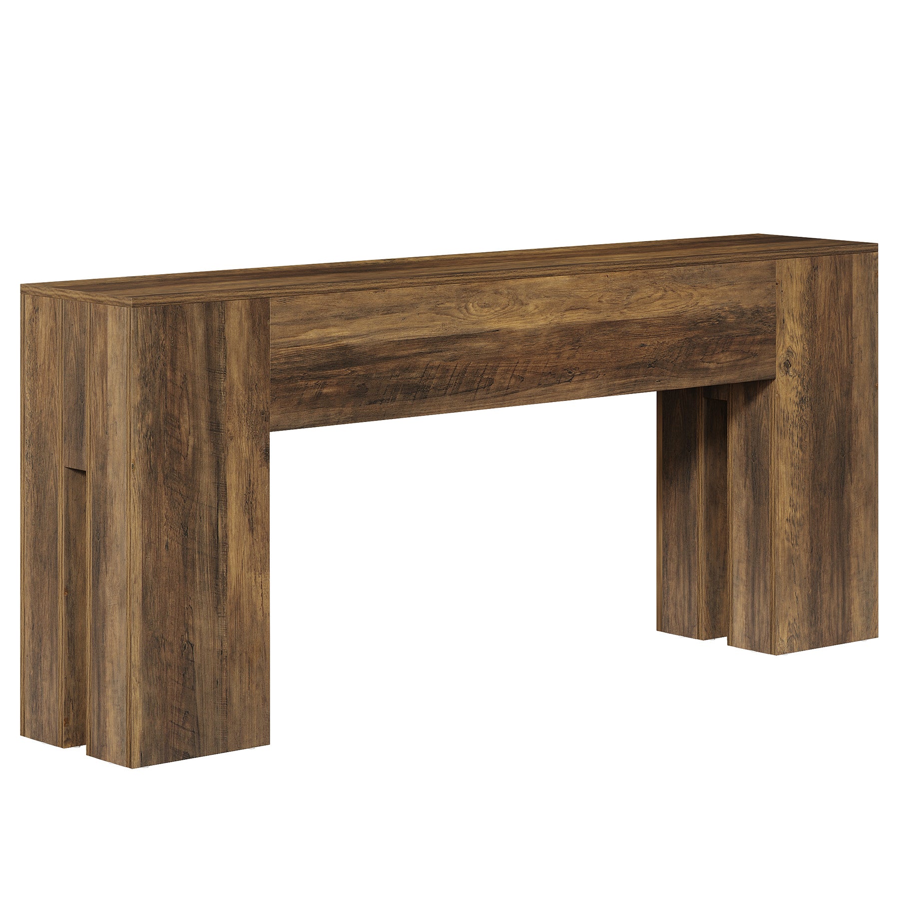 71" Console Table, Farmhouse Entryway Sofa Table Behind Couch