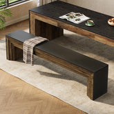 70.9“ Dining Bench, Farmhouse Long Kitchen Bench Seating 3