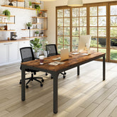 Rectangle Executive Desk, 78.7" Computer Desk 6FT Conference Table Tribesigns 3