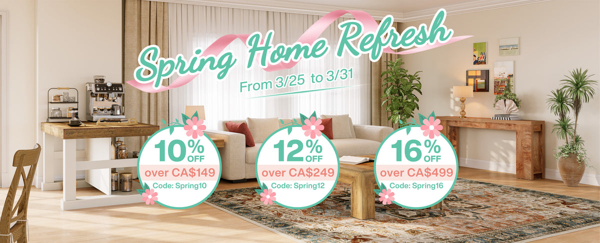 Spring Home Refresh: Up to 50% Off Furniture | TribesignsCA-TribesignsCA