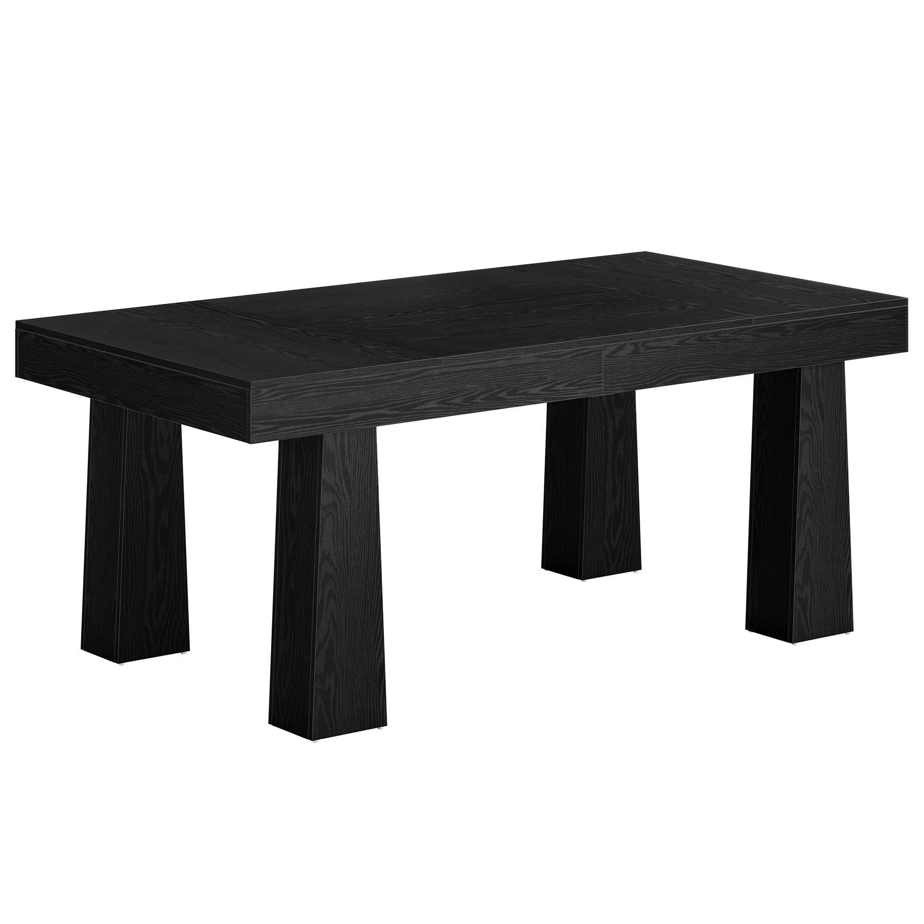 Modern Kitchen Table, 63" Dining Table Dinner Table for 4 - 6 Tribesigns