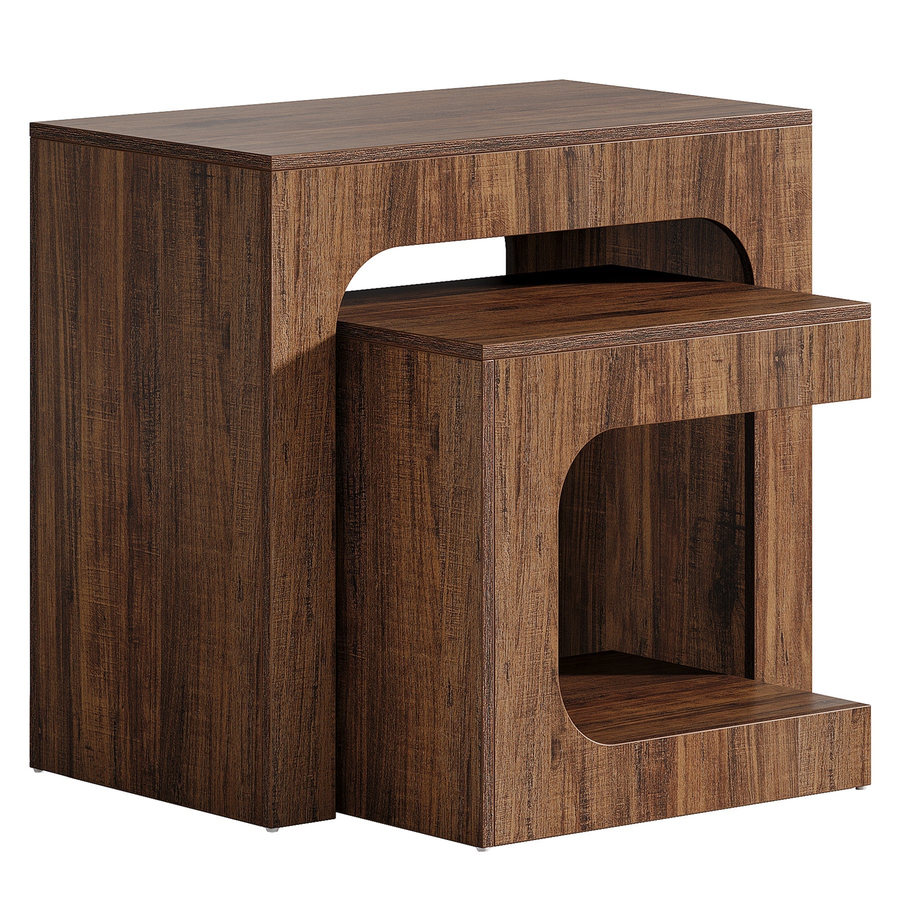 Nesting End Table Set, Small Side Table Night Stand Set Tribesigns