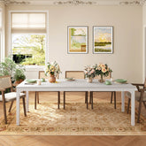 Rectangular Dining Table, 78 inch Long Kitchen Table for 6-8 People Tribesigns 3