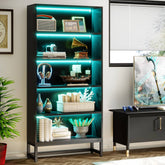 Tribesigns 70.8" Bookcase, Large Bookshelf Organizer with 5 - Tier Storage Shelves Tribesigns 3